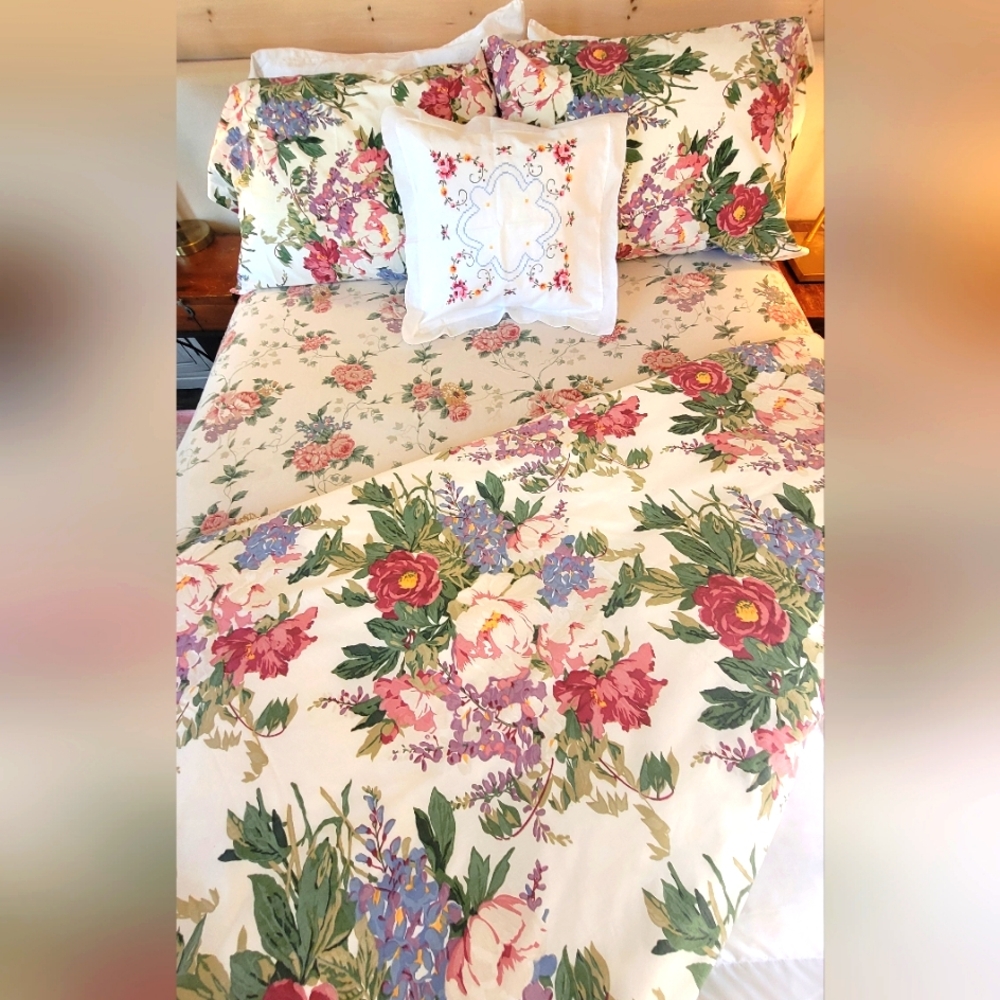 Vintage Double / Full Size 5pc Bedding Curation - Picture 5 of 12